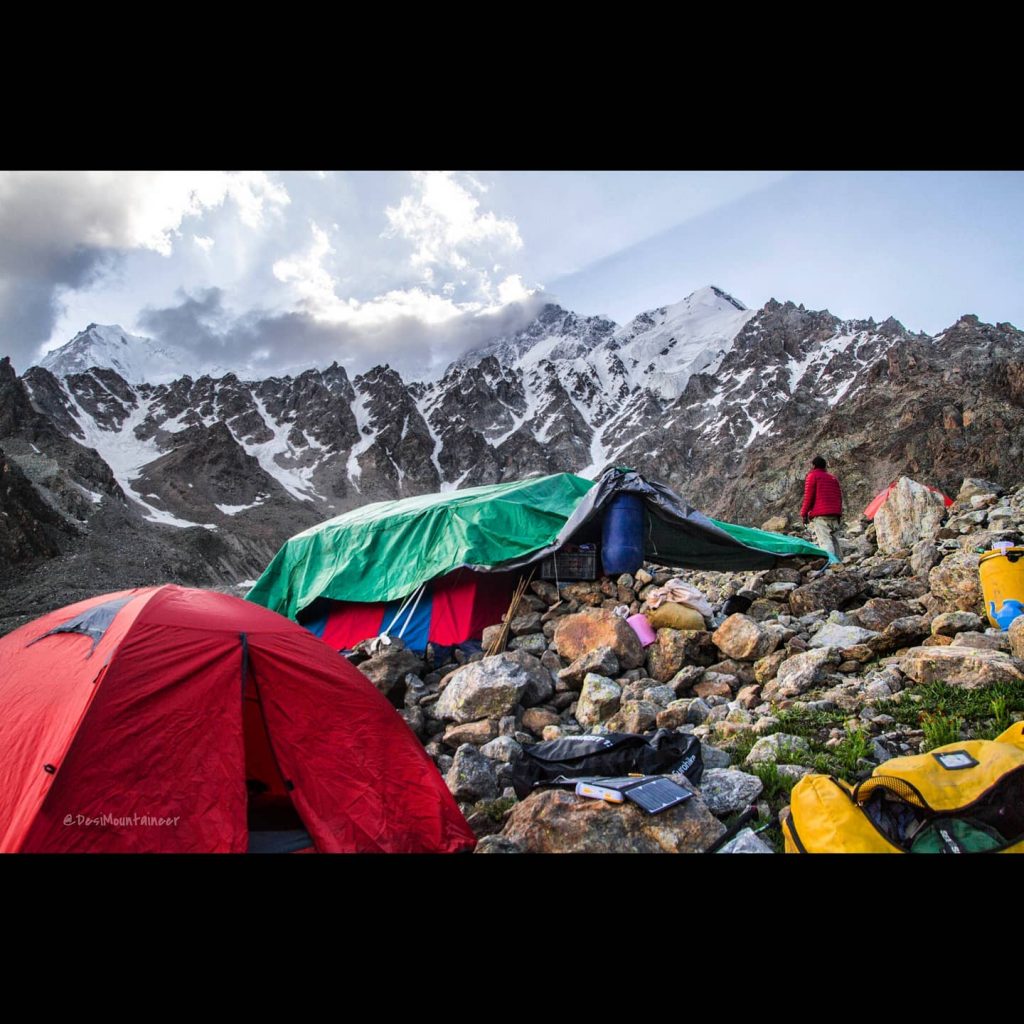 Campo base Rupal - Foto FB Saad Mohamed