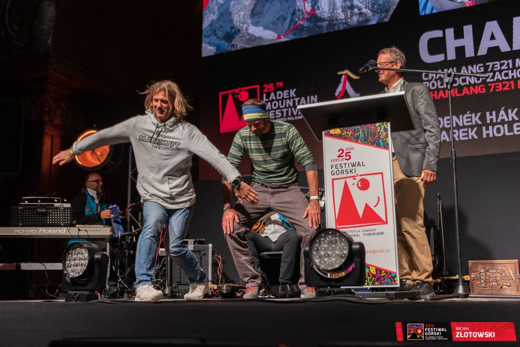 Qualche risata con Marek Holeček - Foto FB Ladek Mountain Festival