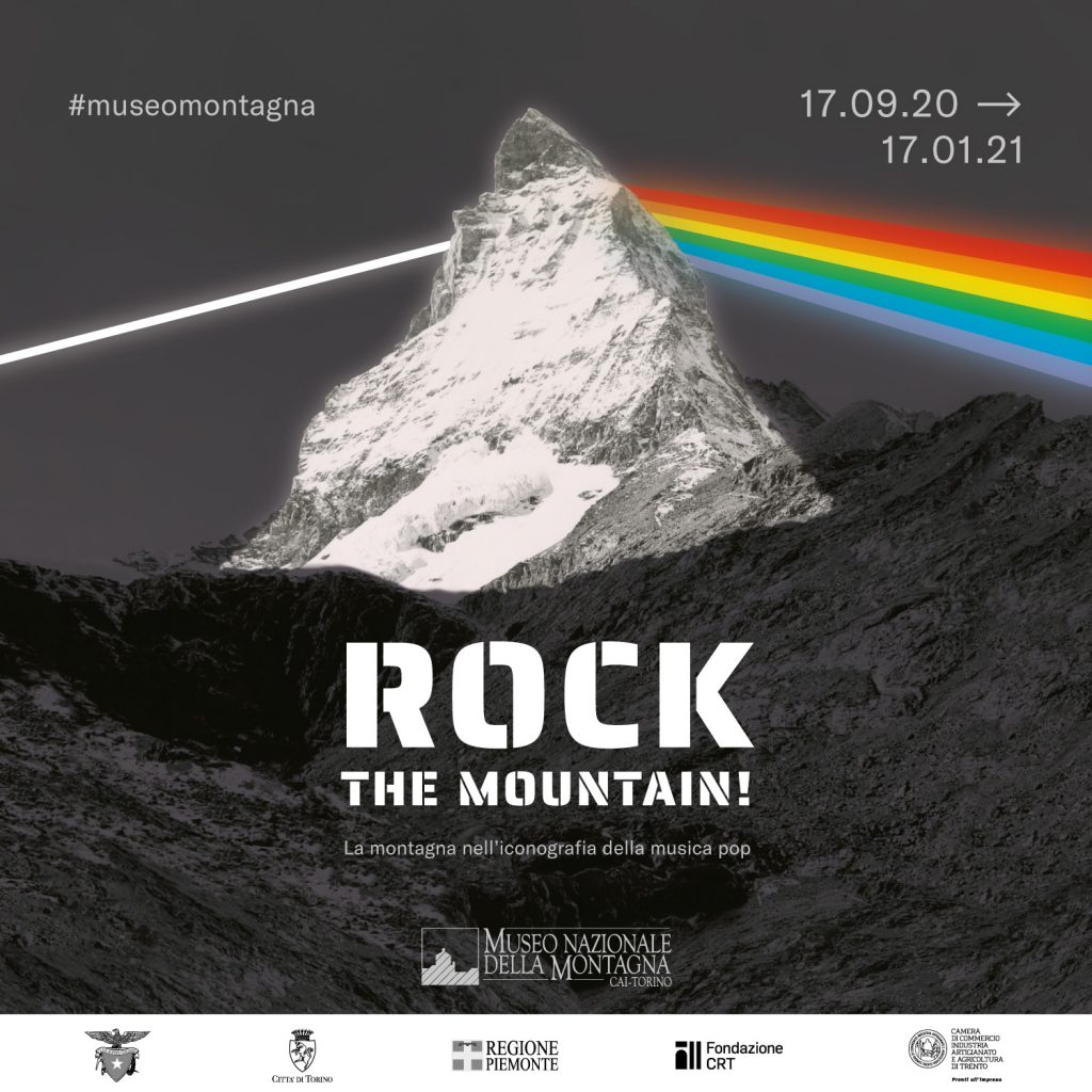La cover della mostra "Rock the mountain!"