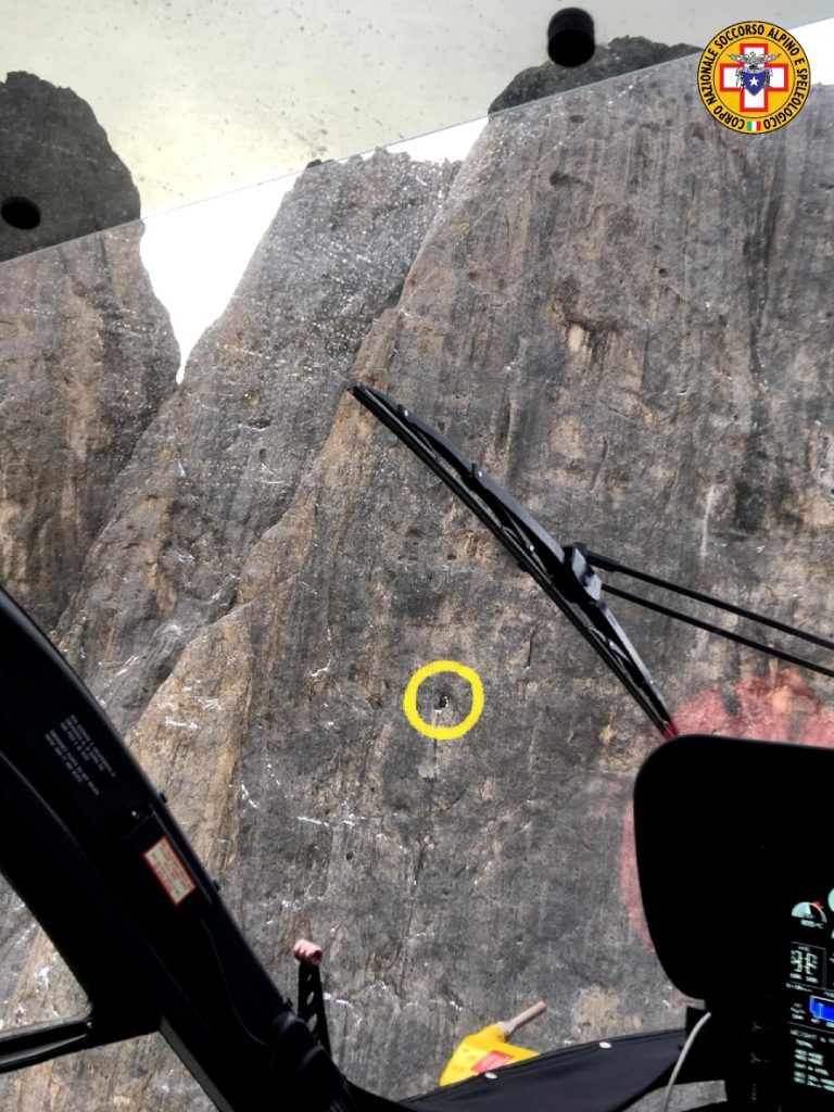 Recupero in Marmolada - Foto CNSAS Veneto