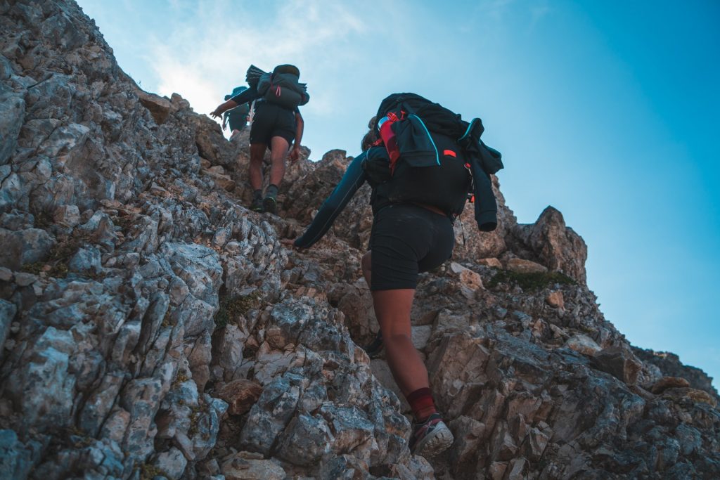 Salendo sul Gran Sasso. Foto Sara Furlanetto/Va