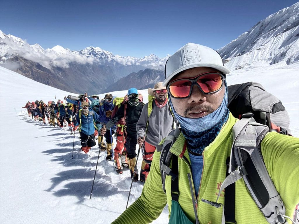 Si sale sul Manaslu - Foto FB Seven Summit Treks