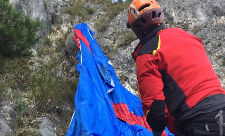 base jumper, cnsas, alto garda