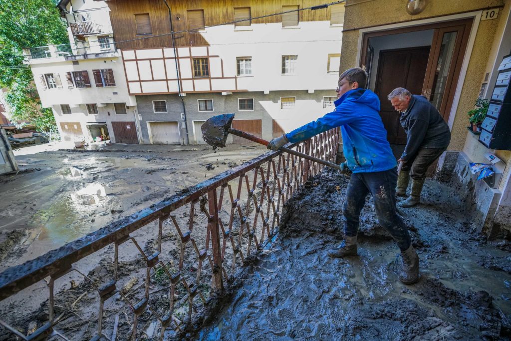 Danni a Limone Piemonte - ANSA/TINO ROMANO