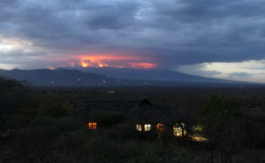 Fiamme sul Kilimanjaro - Foto ANSA Ph. Thomas Becker/dpa