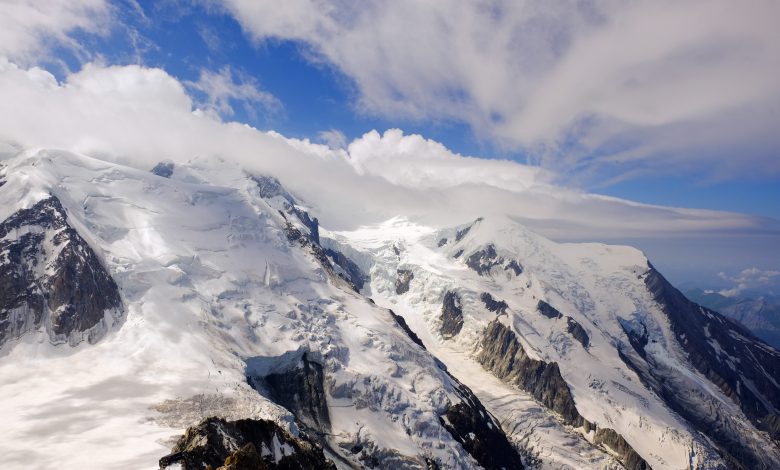 monte bianco, confini