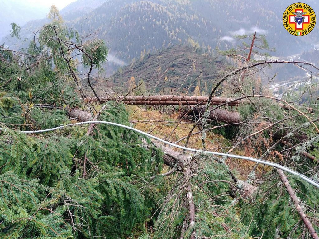 Zona del bellunese. Foto @ ANSA/ UFFICIO STAMPA CNSAS 