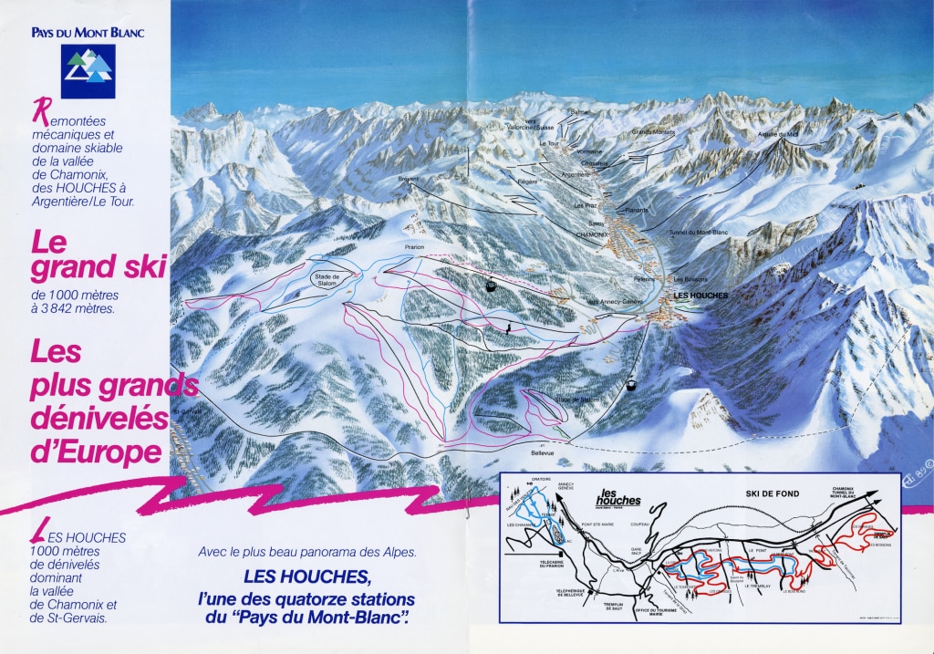 Les Houches. Mont-blanc-france, 1989.