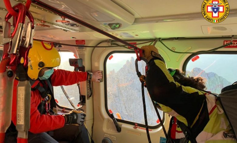 gran sasso, soccorso alpino