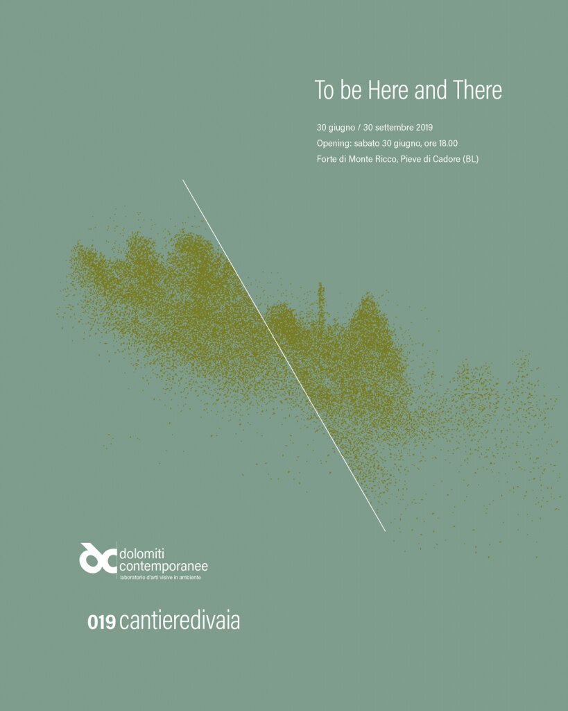 Grafica realizzata da Dolomiti Contemporanee ha realizzato per il progetto "Cantieredivaia"