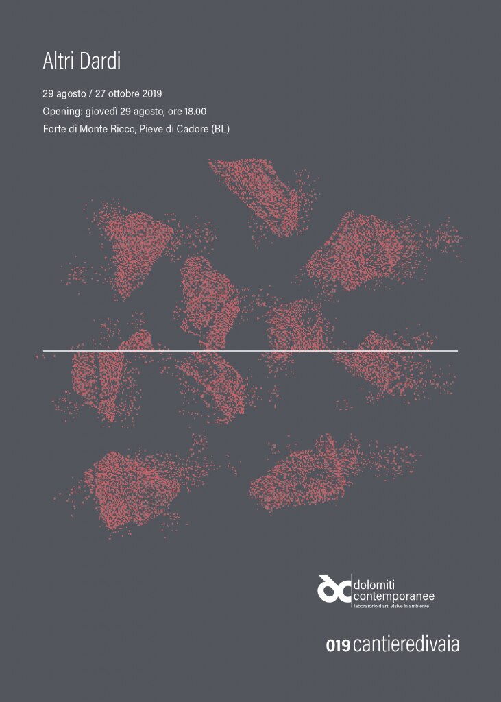 Grafica realizzata da Dolomiti Contemporanee ha realizzato per il progetto "Cantieredivaia"