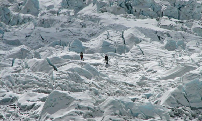 khumbu icefall, everest
