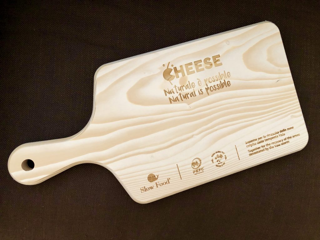 Taglieri per Cheese Slow Food