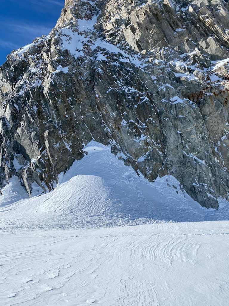 La parete. Foto archivio Ezio Marlier