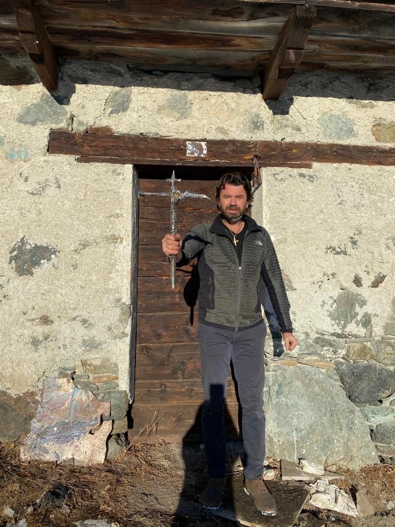 Maquignaz pronto a partire per Roma - Foto FB Gabriele Maquignaz