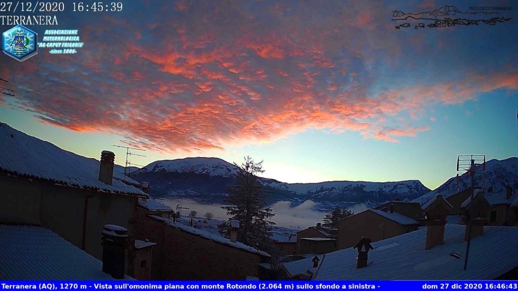 Webcam Rocca di Mezzo Terranera - Foto FB Meteo AQ Caput Frigoris