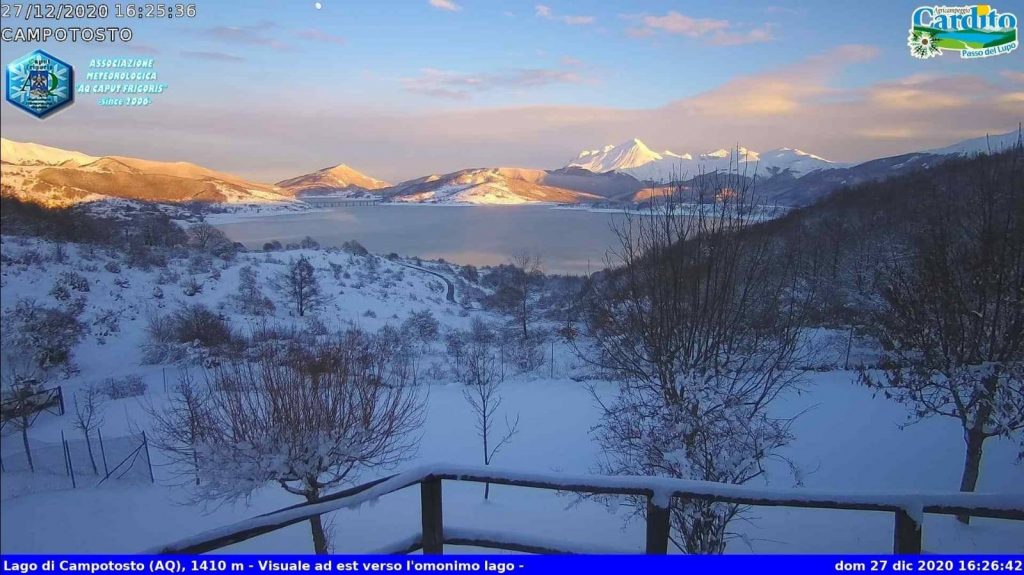 Webcam Campotosto - Foto FB Meteo AQ Caput Frigoris