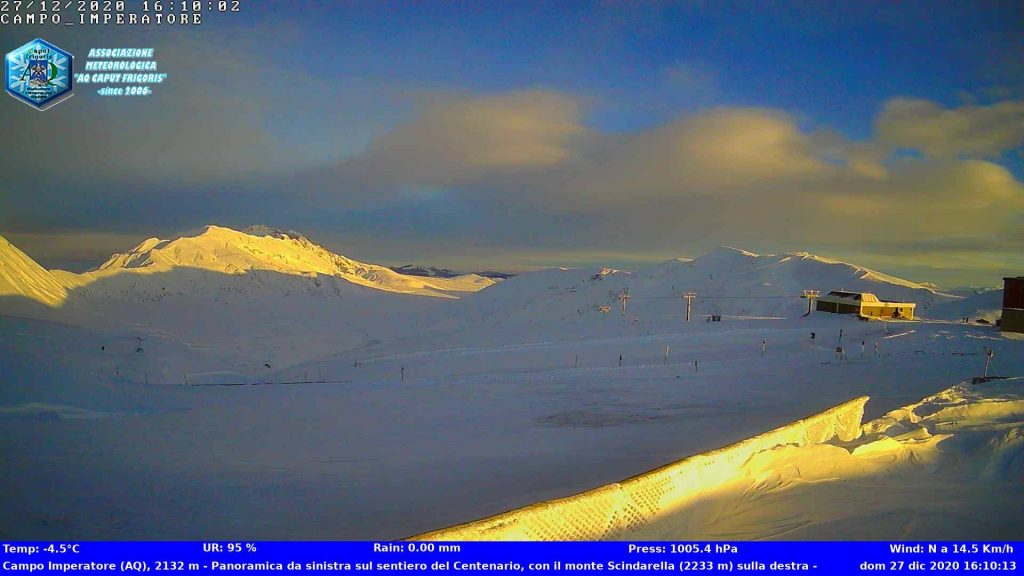 Webcam Campo Imperatore - Foto FB Meteo AQ Caput Frigoris