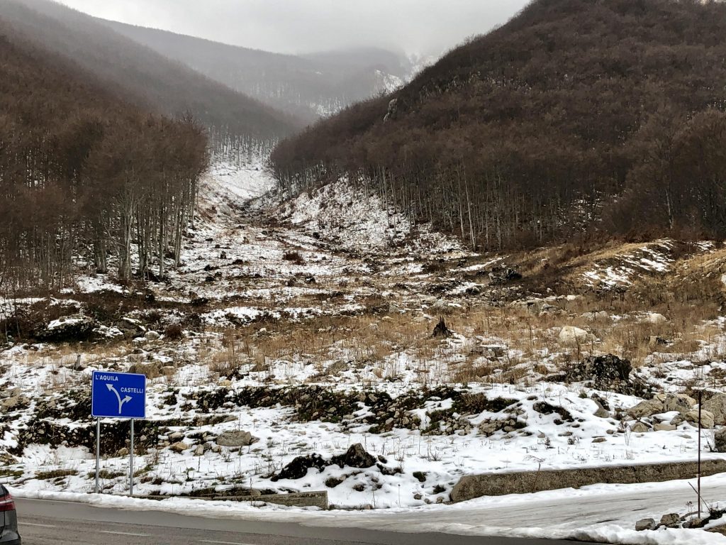 Il luogo della tragedia dell