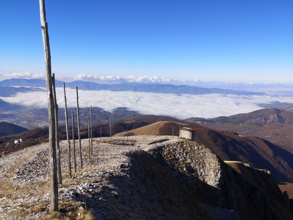 Mare di nubi dal Rifugio Rinaldi sul Terminilletto - Foto Tatiana Marras
