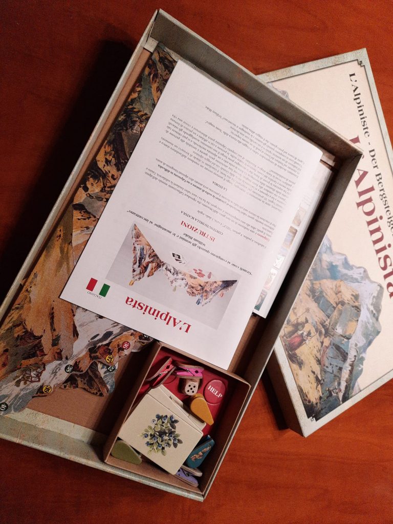 La scatola del gioco.