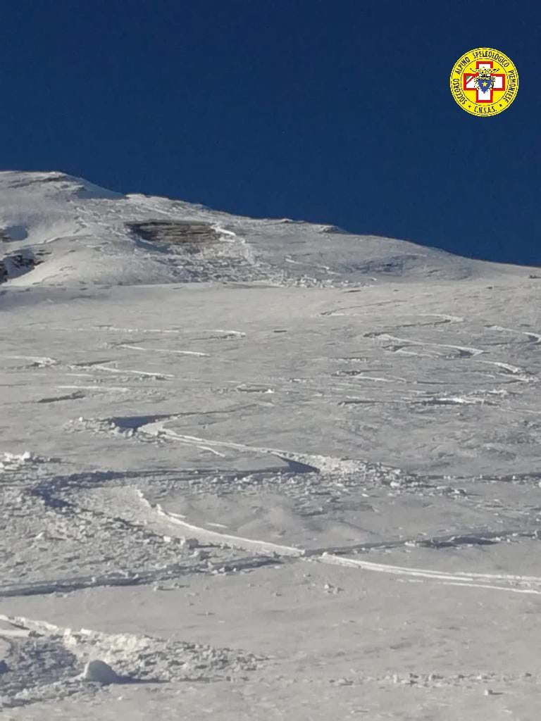 Distacco sul Mondolé - Foto CNSAS Piemonte