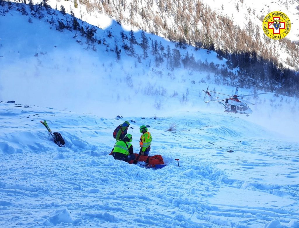 Intervento a Bardonecchia - Foto CNSAS Piemonte