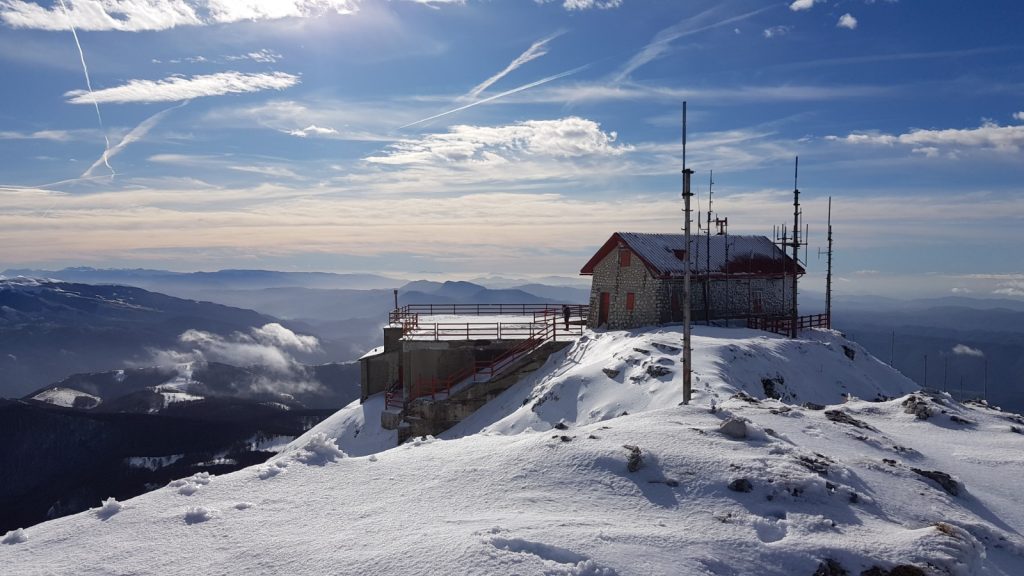 Il Rifugio Rinaldi nella neve, Terminilletto - Foto Leonardo Murino