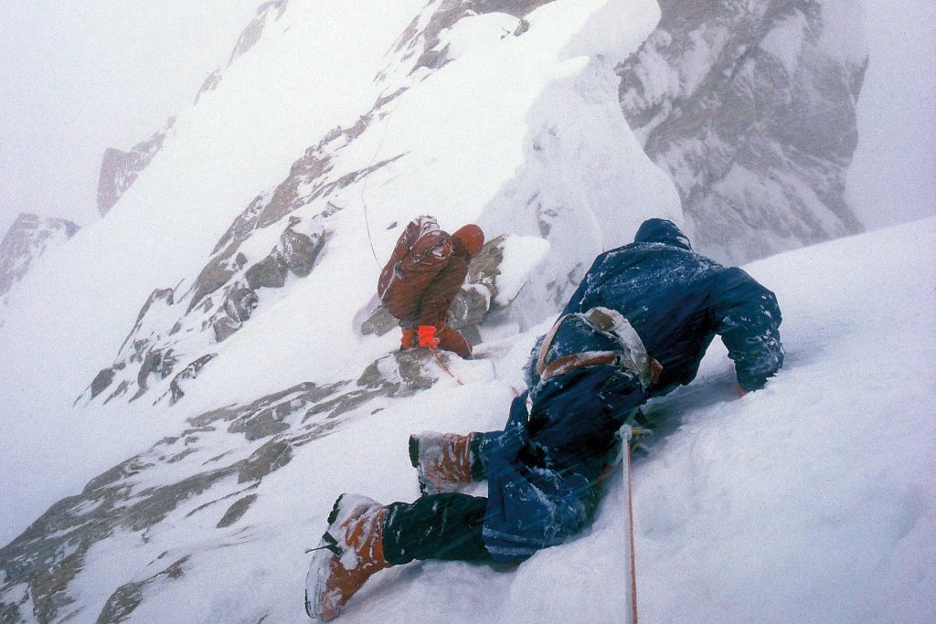 Chris Bonington e Doug Scott sull'Ogre.