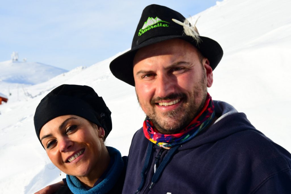 Rifugio Viperella, Luana Testa e Mauro Venditti, foto SA