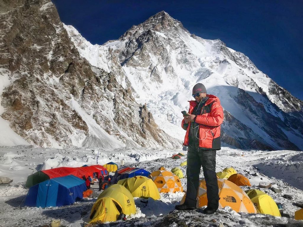 Chhang Dawa Sherpa al CB del K2