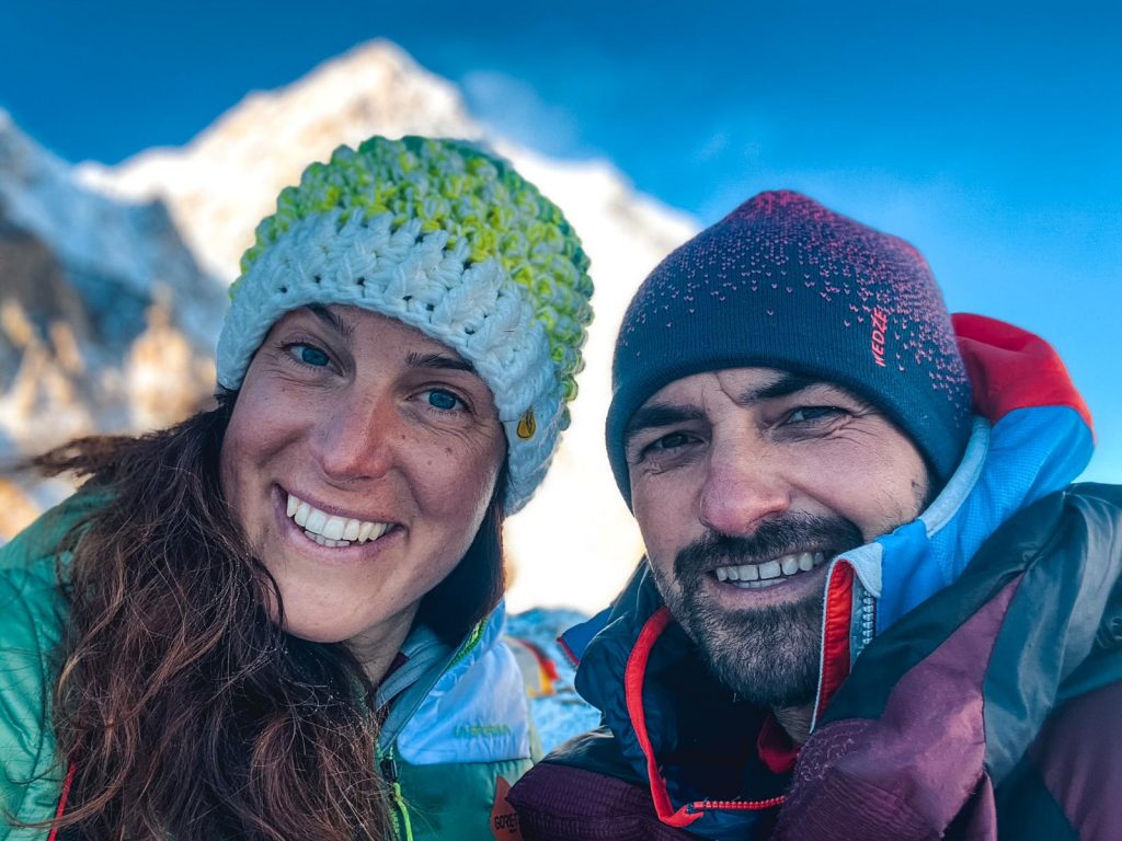 Tamara Lunger e Alex Gavan. Foto @ Tamara Lunger