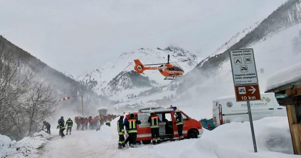 val senales, valanga