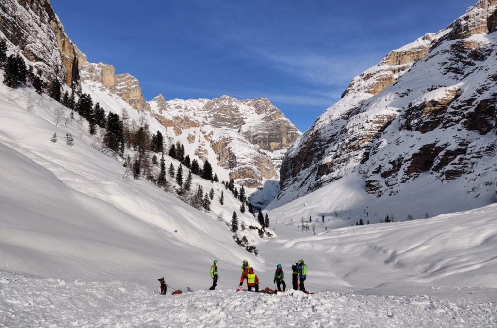 valanga, dolomiti bellunesi