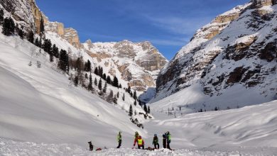 valanga, dolomiti bellunesi