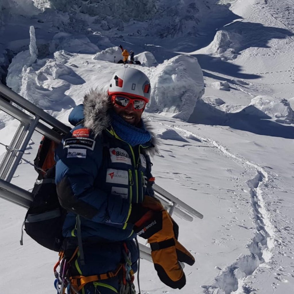 Durante la scorsa rotazione. Foto @ Alex Txikon 