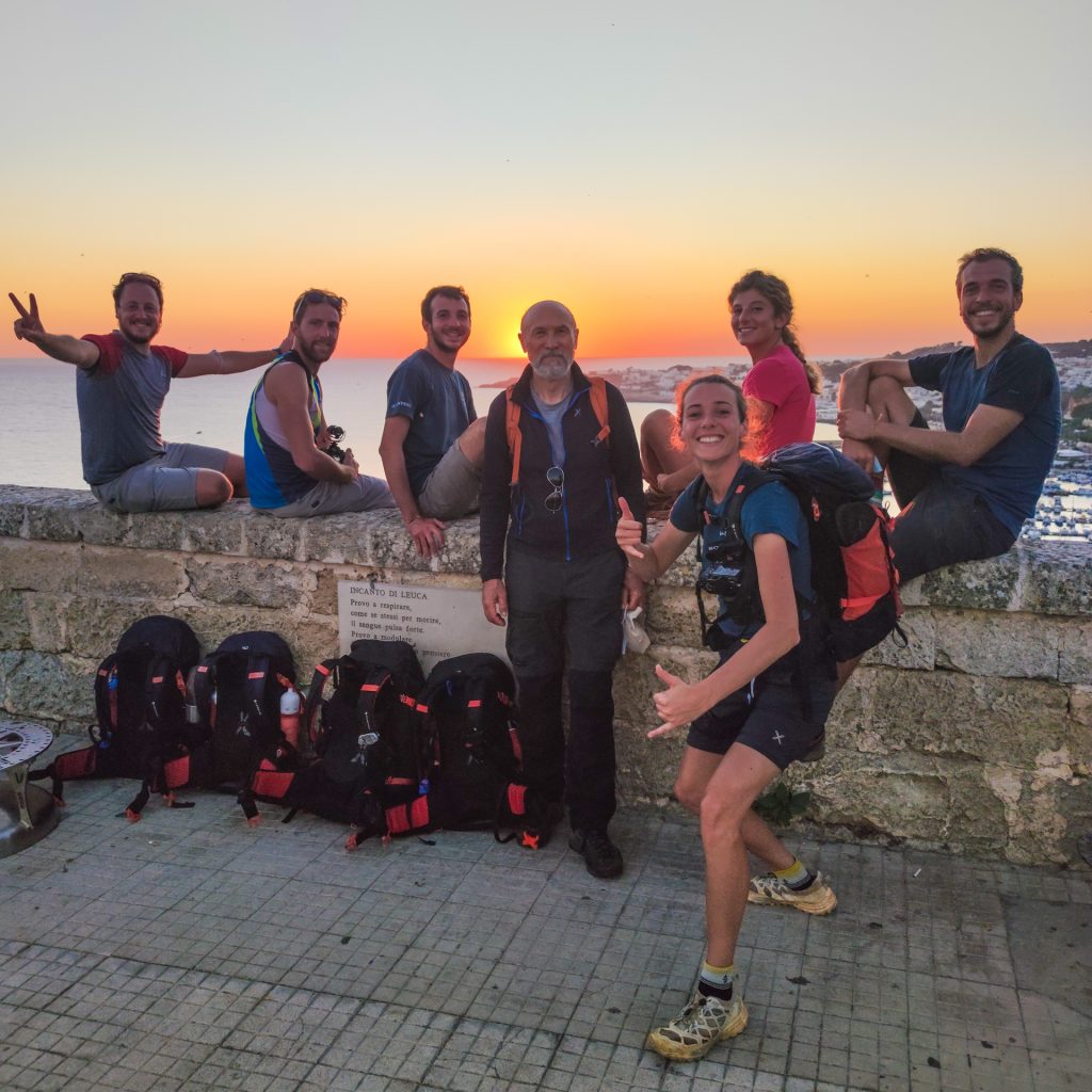 Fine del cammino a S. Maria di Leuca. Ce l