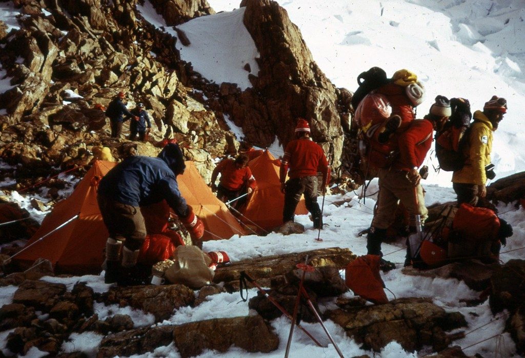 I Ragni al Cerro Torre. Foto archivio Gruppo Ragni della Grignetta