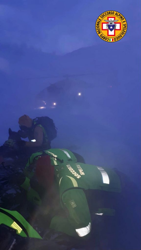 Soccorsi Val Camonica - foto CNSAS Lombardia