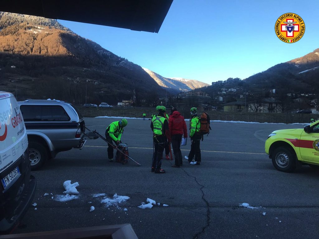 Soccorsi Val Camonica - foto CNSAS Lombardia