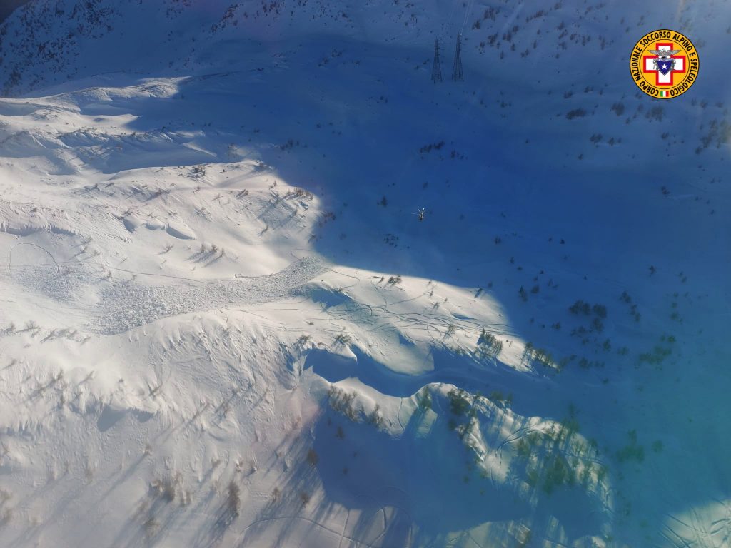Valanga Val Camonica - foto CNSAS Lombardia