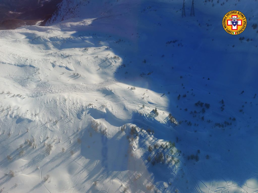 Valanga Val Camonica - foto CNSAS Lombardia