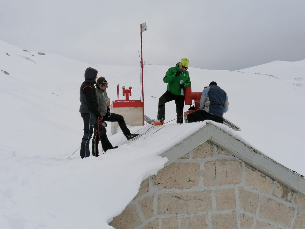 Test sul Gran Sasso - Foto Sapienza Università di Roma