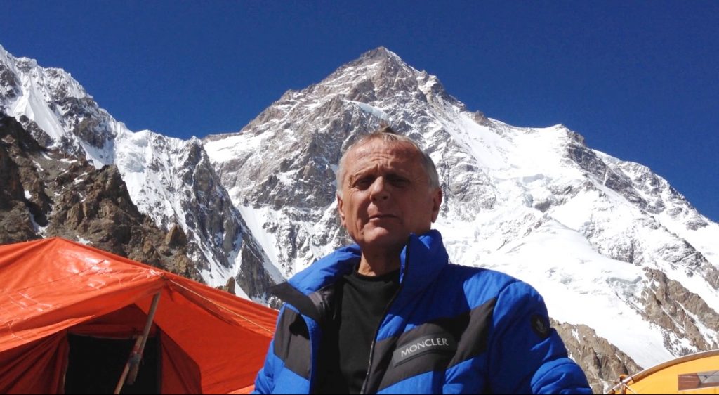 Da Polenza al K2 nel 2014.