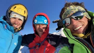 Photo of Monte Rosa: Cazzanelli, Ratti e Perruquet ripetono la via Castiglia alla Roccia Nera
