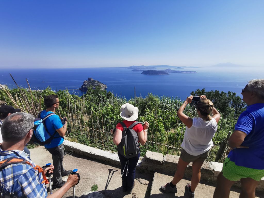 Il panorama sul Golfo di Napoli da Ischia, foto Marianna Polverino