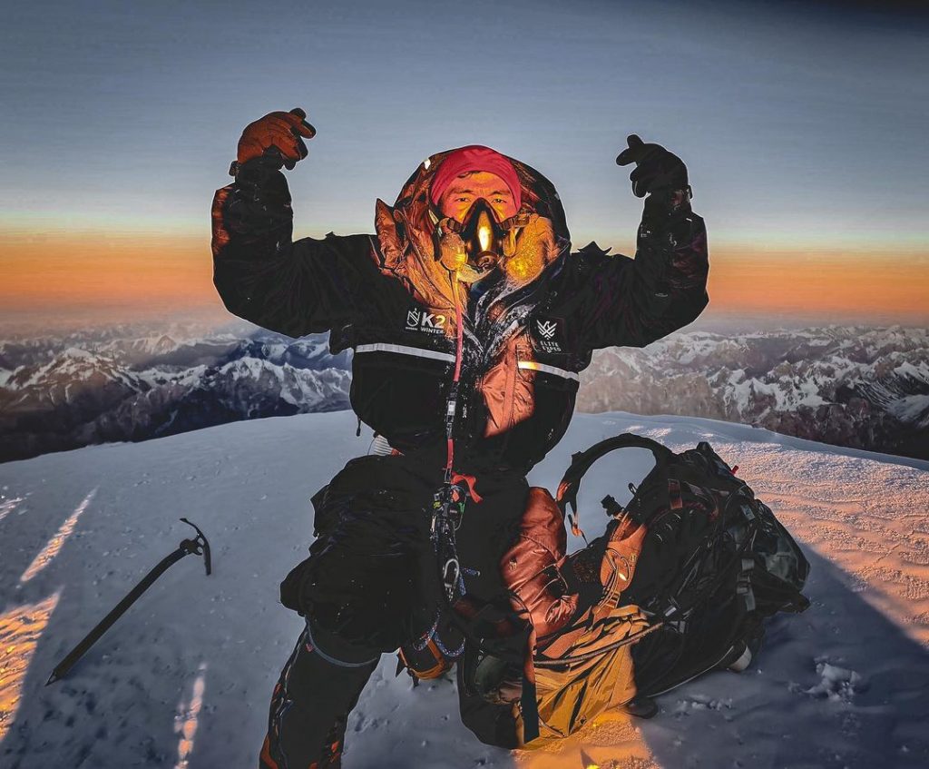 Mingma David Sherpa. Team Nirmal Purja