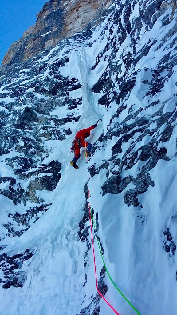Simon in azione. Foto archivio Simon Gietl
