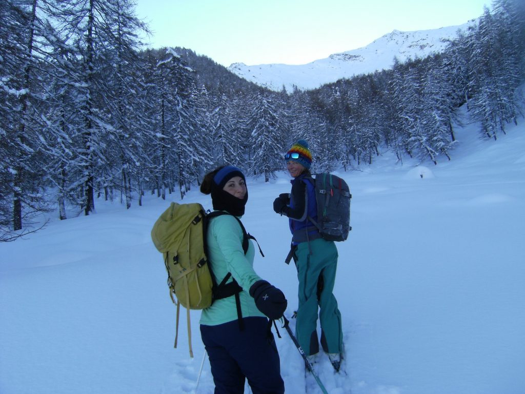 In salita verso Cima delle Vallette. Foto Enzo Cardonatti