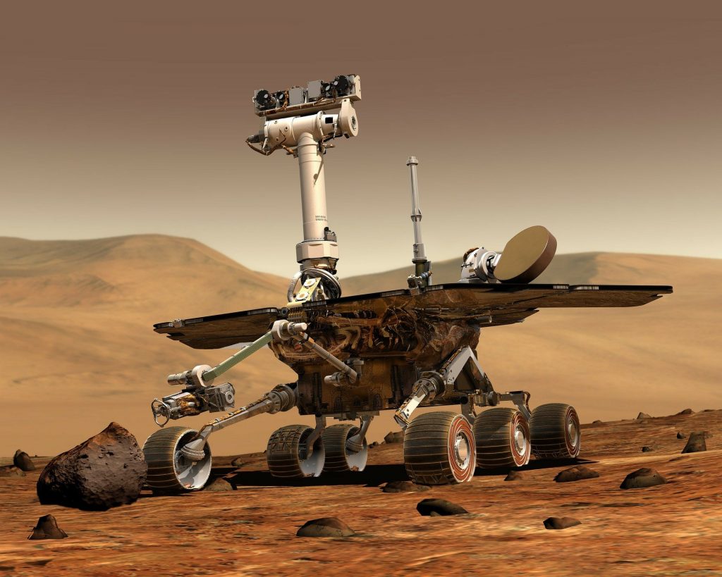 Il Rover sulla superficie marziana - Foto  WikiImages @Pixabay
